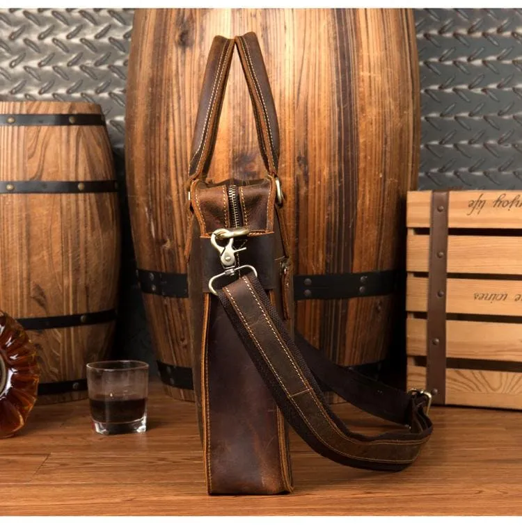 The Viggo Briefcase | Genuine Leather Messenger Bag - Image 5