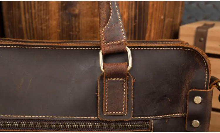 The Viggo Briefcase | Genuine Leather Messenger Bag - Image 9