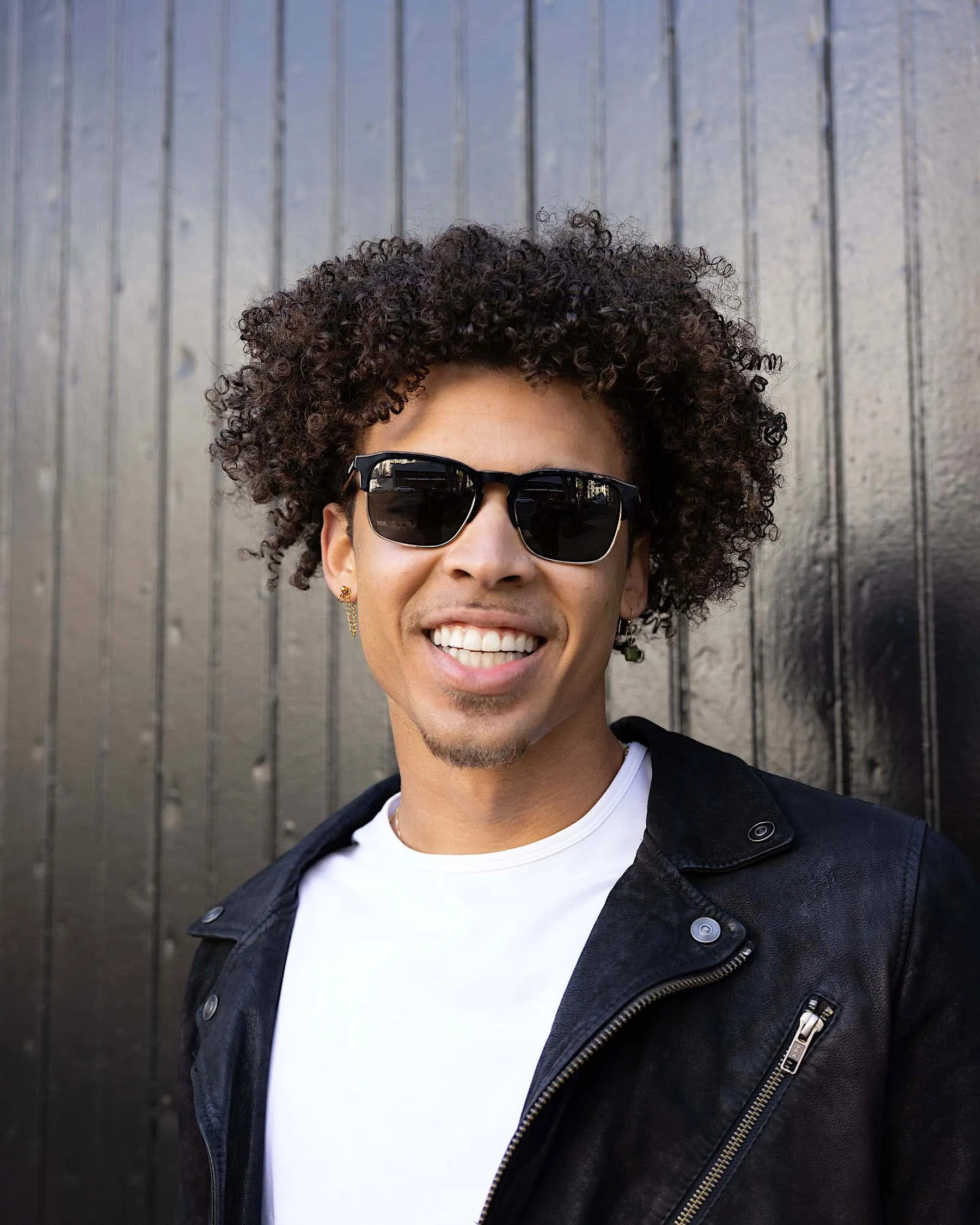 The Villa Sunglasses - Jet Black Gold - Image 3