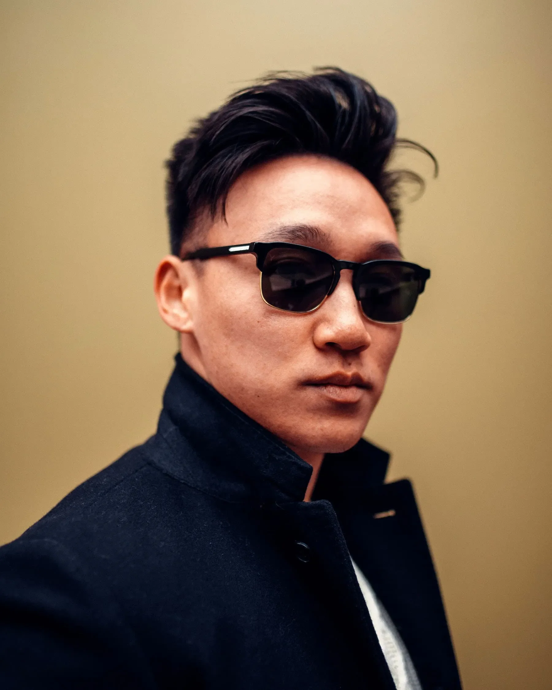 The Villa Sunglasses - Jet Black Gold - Image 5