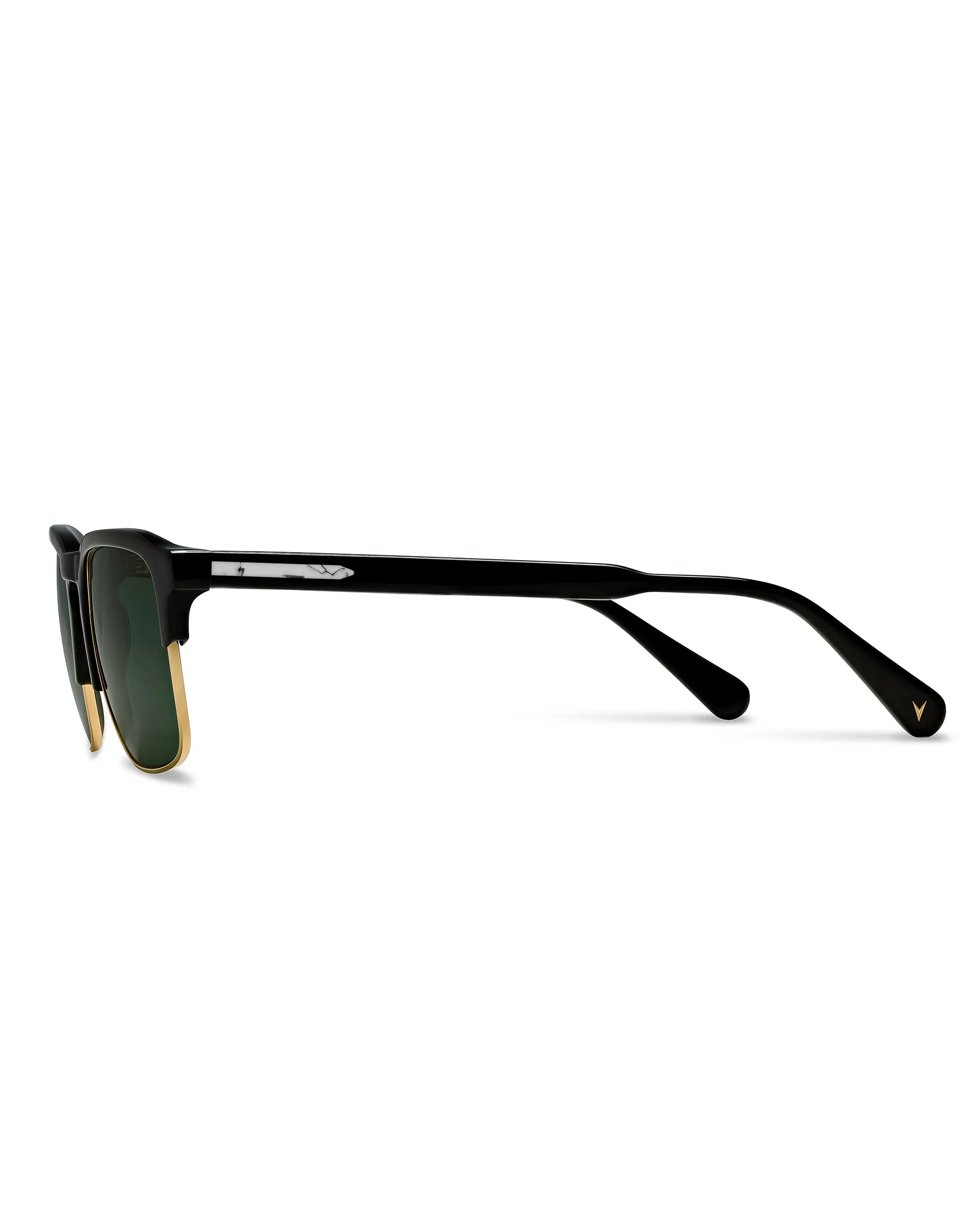 The Villa Sunglasses - Jet Black Gold - Image 6