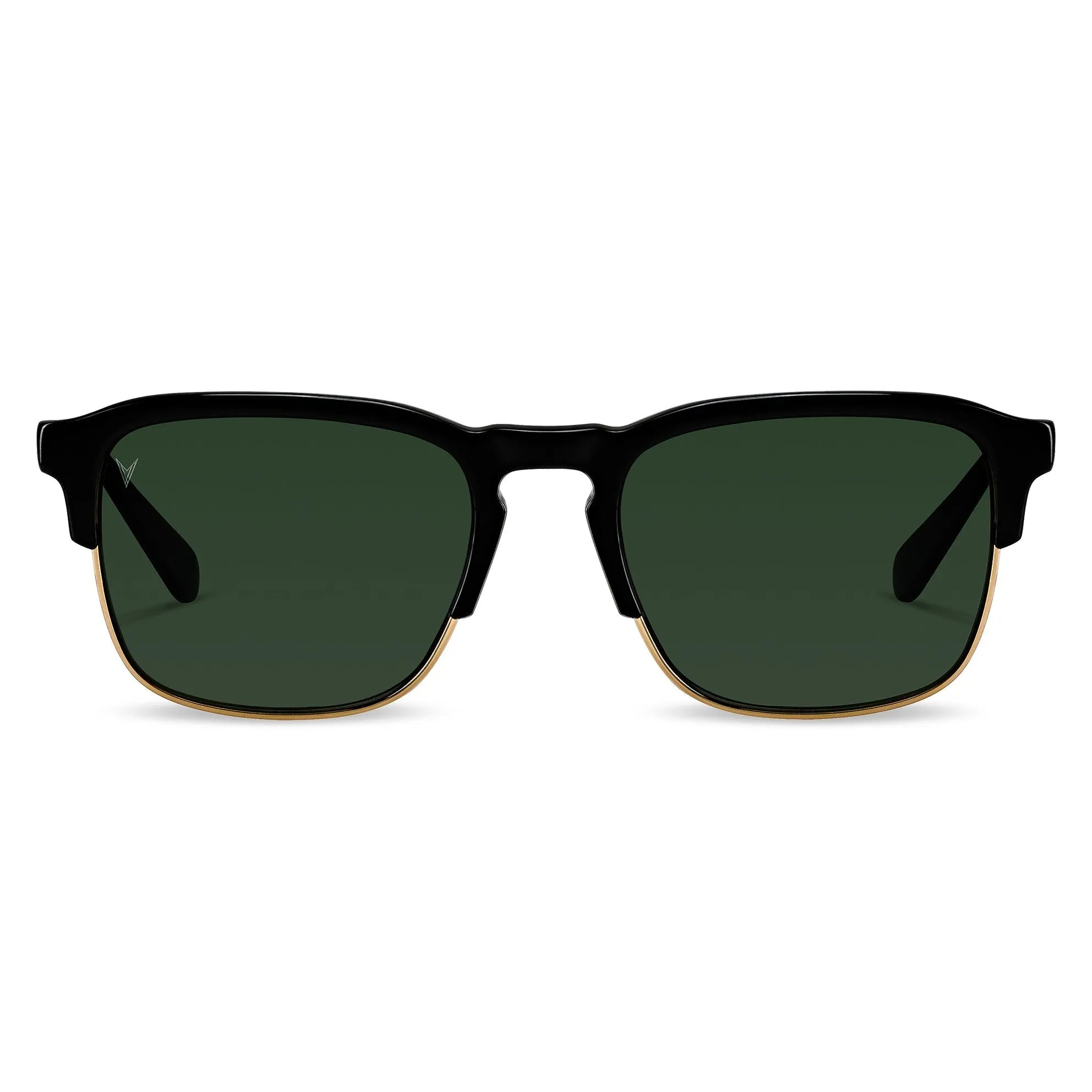 The Villa Sunglasses - Jet Black Gold - Image 8