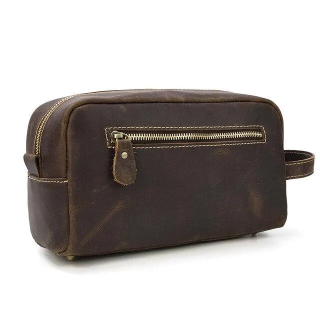 The Wanderer Toiletry Bag | Genuine Leather Toiletry Bag - Image 13