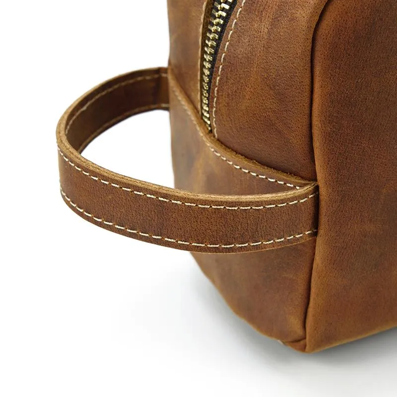 The Wanderer Toiletry Bag | Genuine Leather Toiletry Bag - Image 15