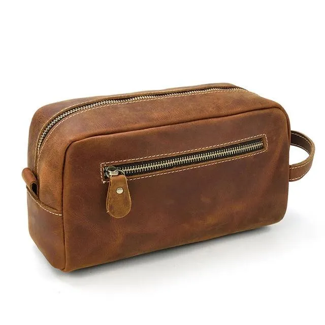 The Wanderer Toiletry Bag | Genuine Leather Toiletry Bag - Image 16