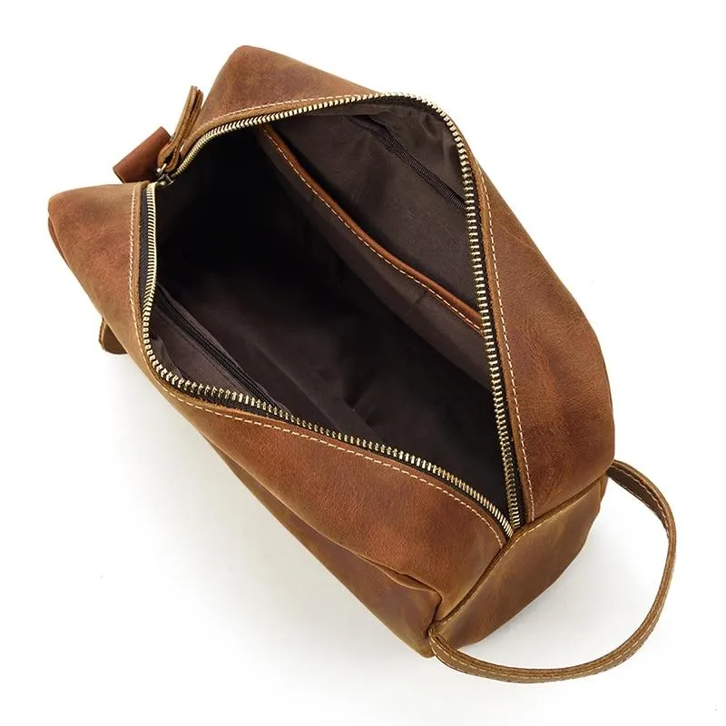 The Wanderer Toiletry Bag | Genuine Leather Toiletry Bag - Image 20