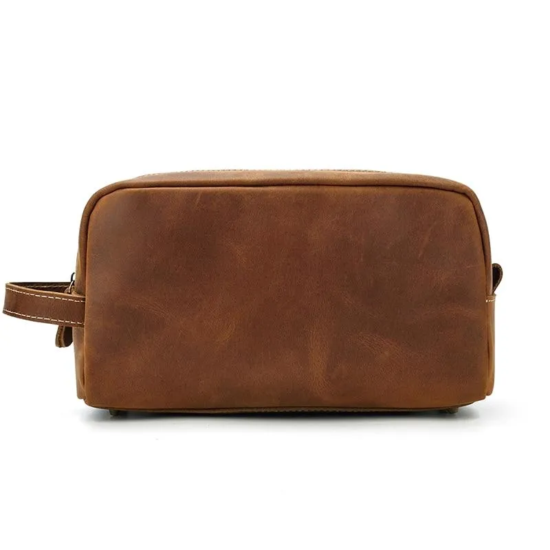 The Wanderer Toiletry Bag | Genuine Leather Toiletry Bag - Image 4