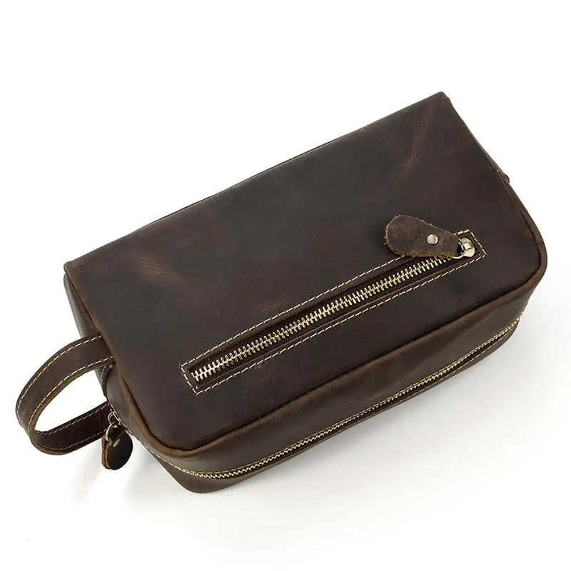 The Wanderer Toiletry Bag | Genuine Leather Toiletry Bag - Image 7