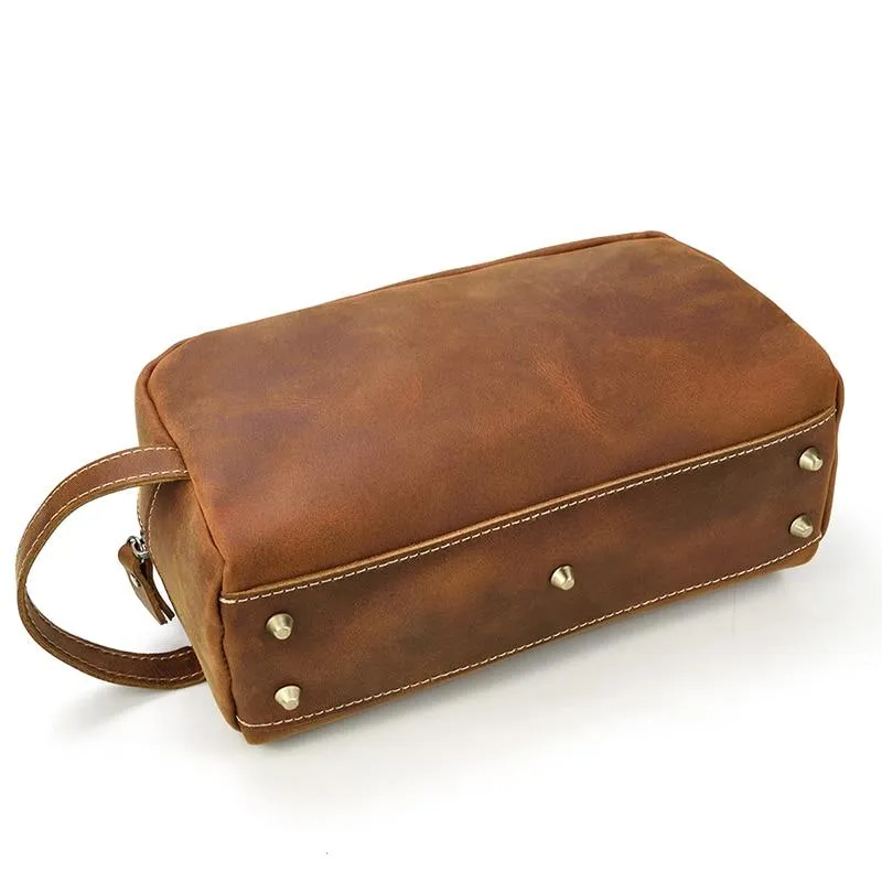 The Wanderer Toiletry Bag | Genuine Leather Toiletry Bag - Image 9