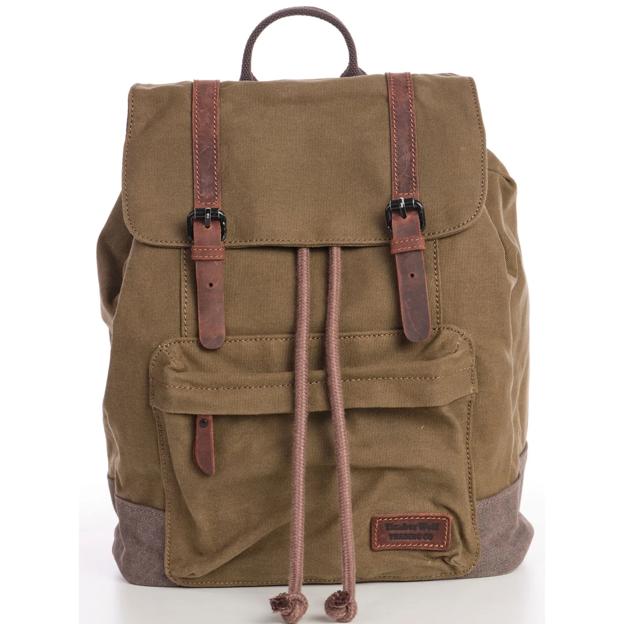 TimberWolf Daypack Vintage Canvas Backpack - Image 10