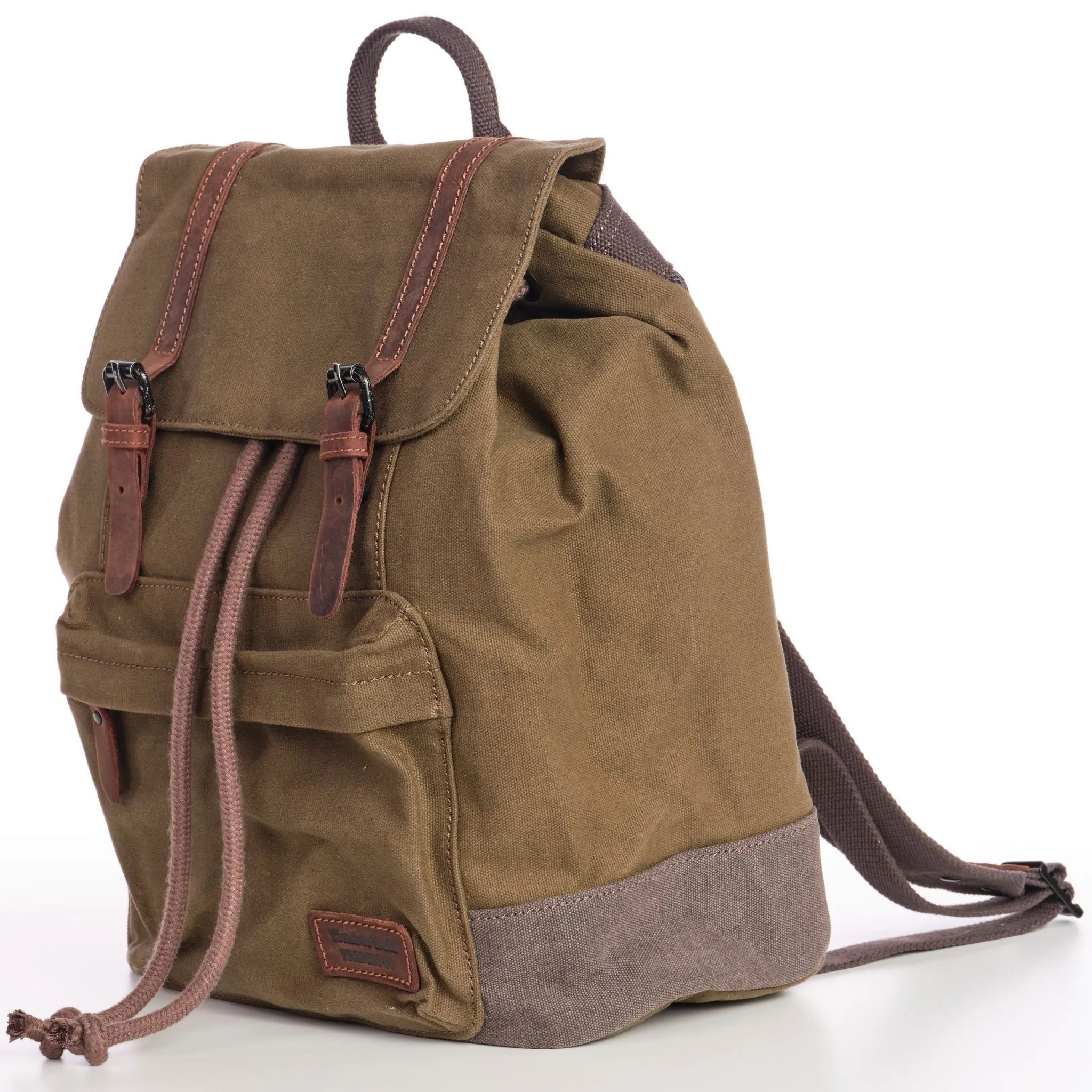 TimberWolf Daypack Vintage Canvas Backpack - Image 15