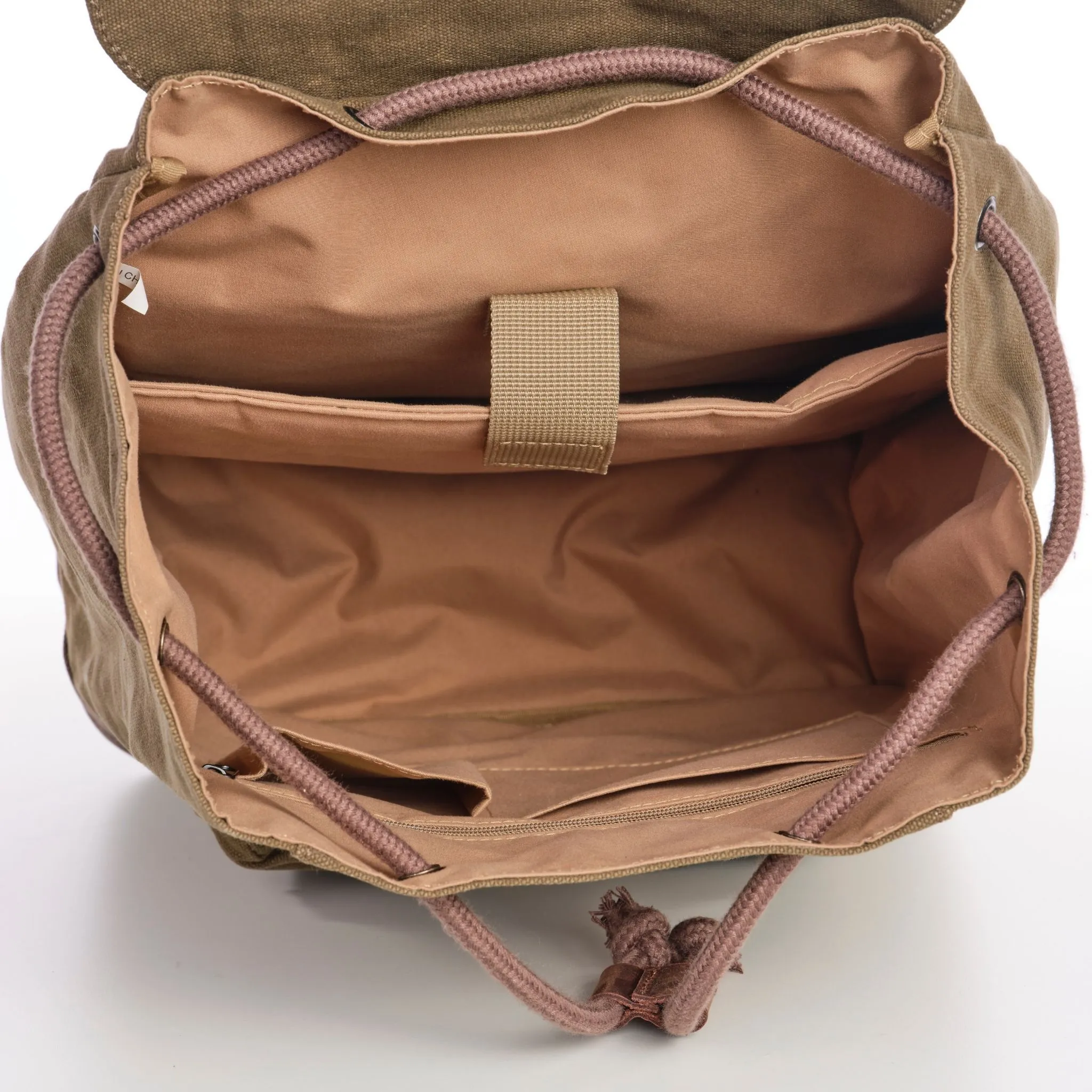TimberWolf Daypack Vintage Canvas Backpack - Image 17