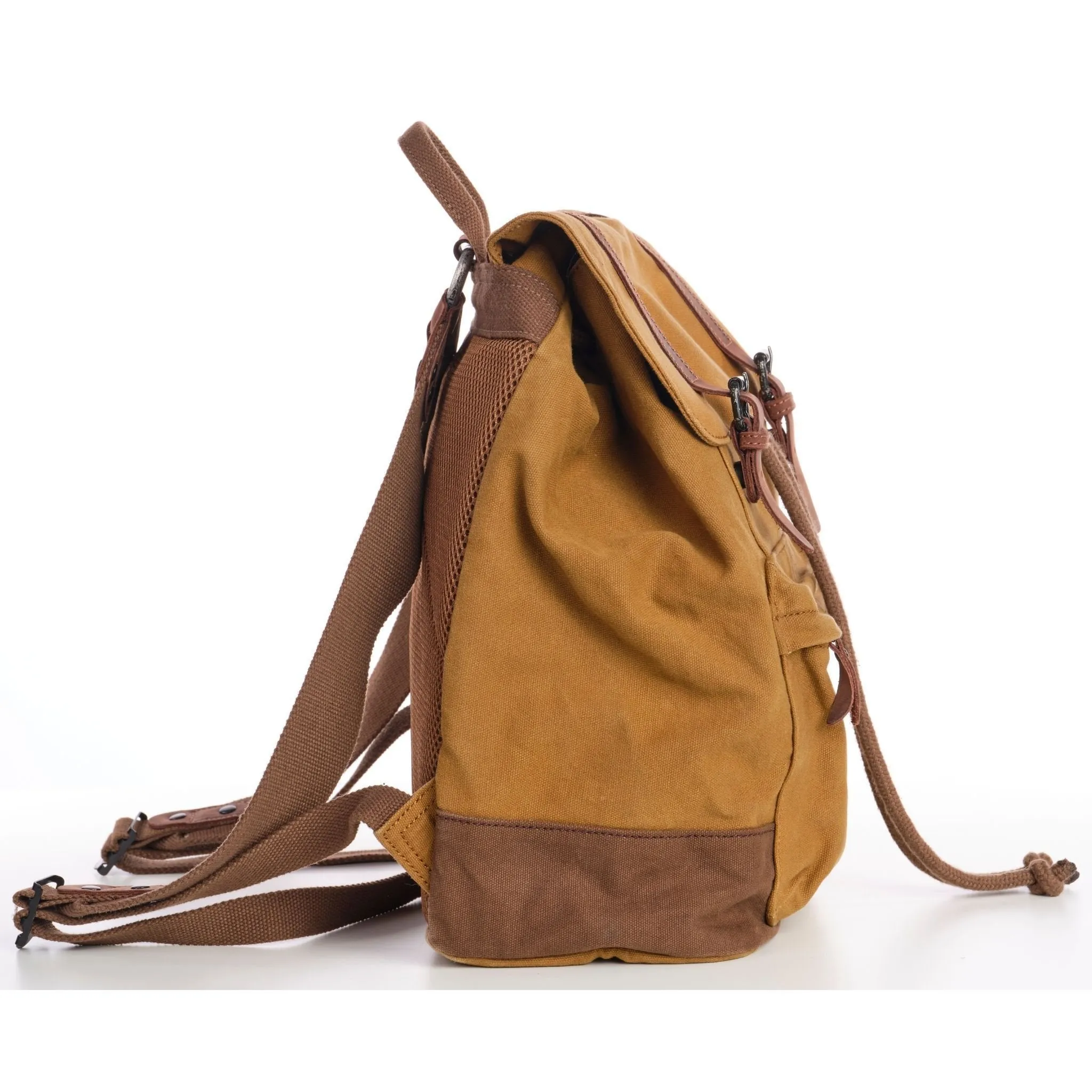 TimberWolf Daypack Vintage Canvas Backpack - Image 4