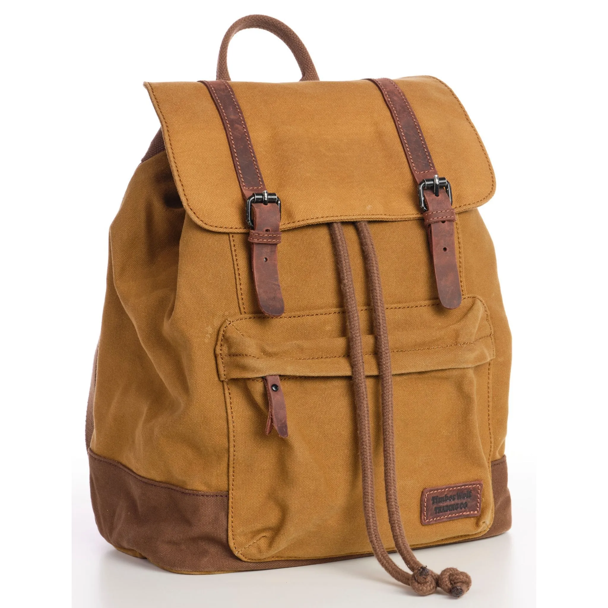 TimberWolf Daypack Vintage Canvas Backpack - Image 5