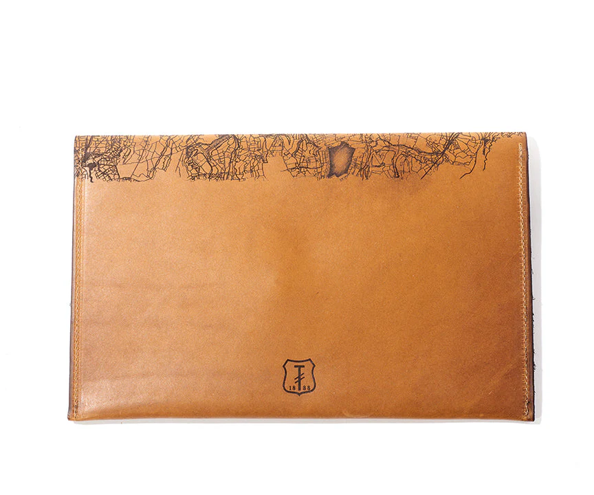 Tokyo Map Clutch | Etched Japan Map - Image 2