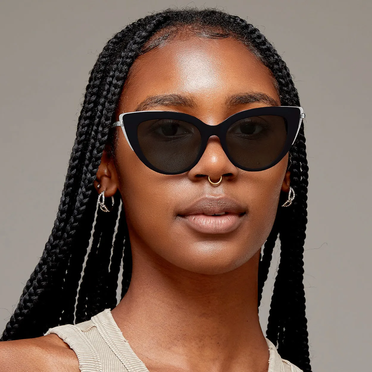 Too Focused Sunglasses - Black - Image 4