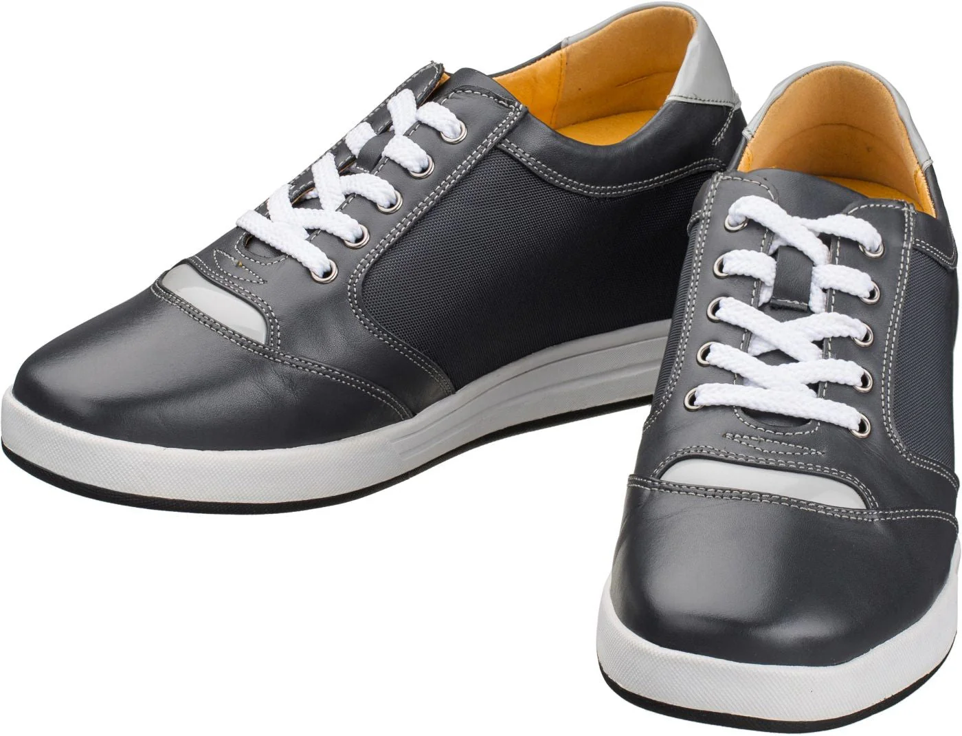 A5327 - 3.2 Inches Taller (Grey) - Men's Sneakers - Image 4