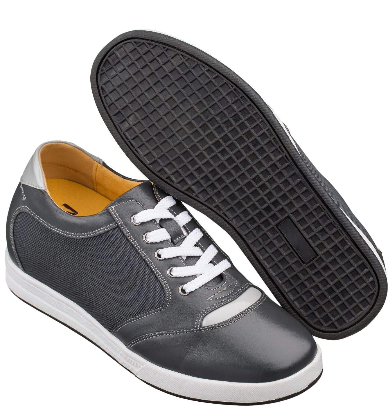 A5327 - 3.2 Inches Taller (Grey) - Men's Sneakers - Image 5