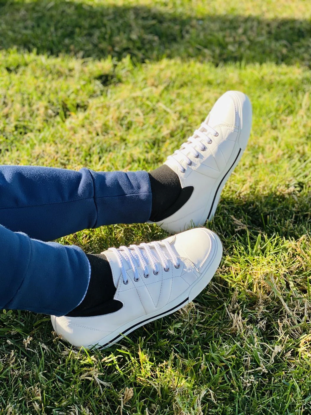 D8171 - 2.4 Inches Taller (White/Black) - Men's Sneakers - Image 11