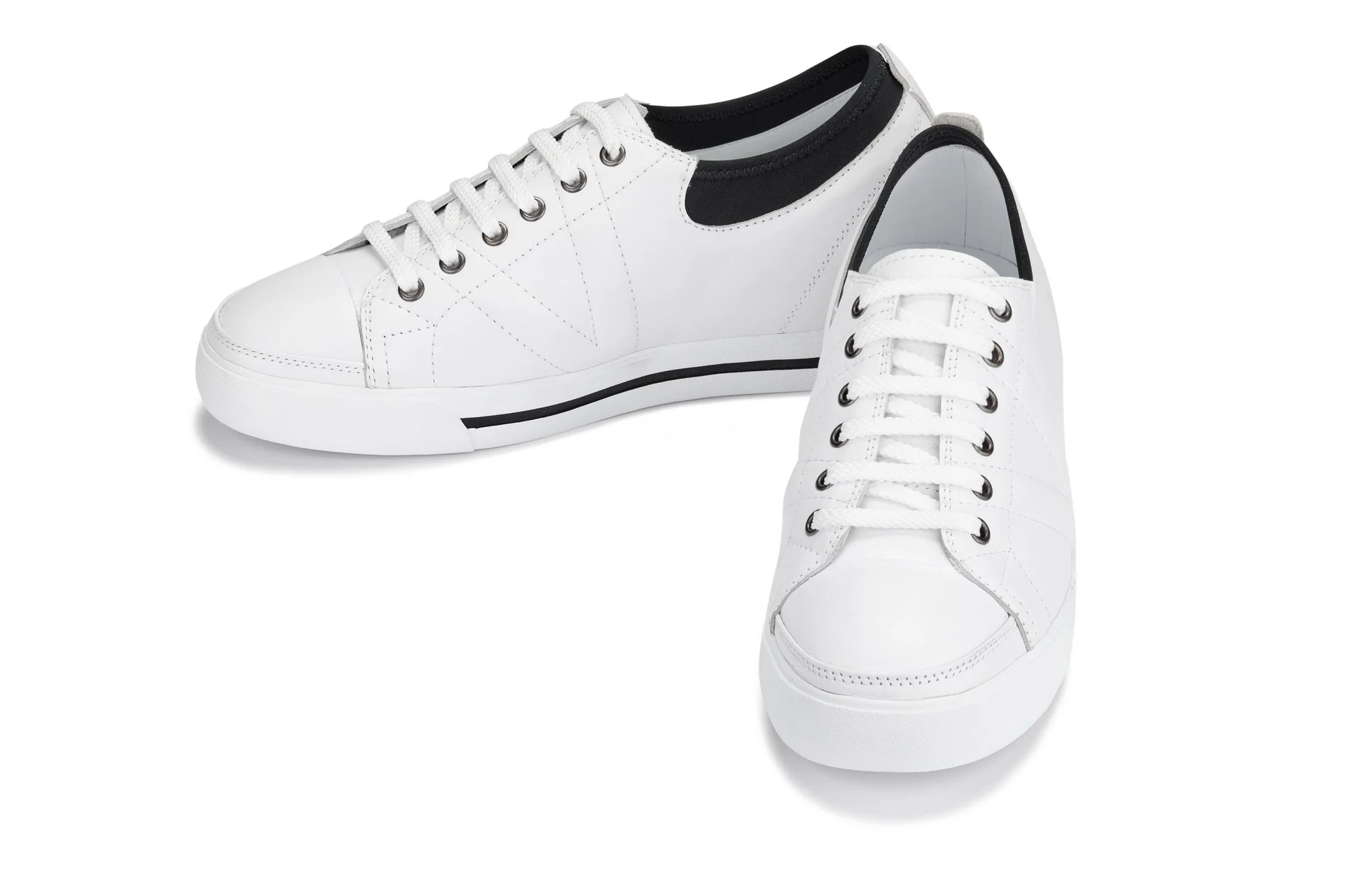 D8171 - 2.4 Inches Taller (White/Black) - Men's Sneakers - Image 5