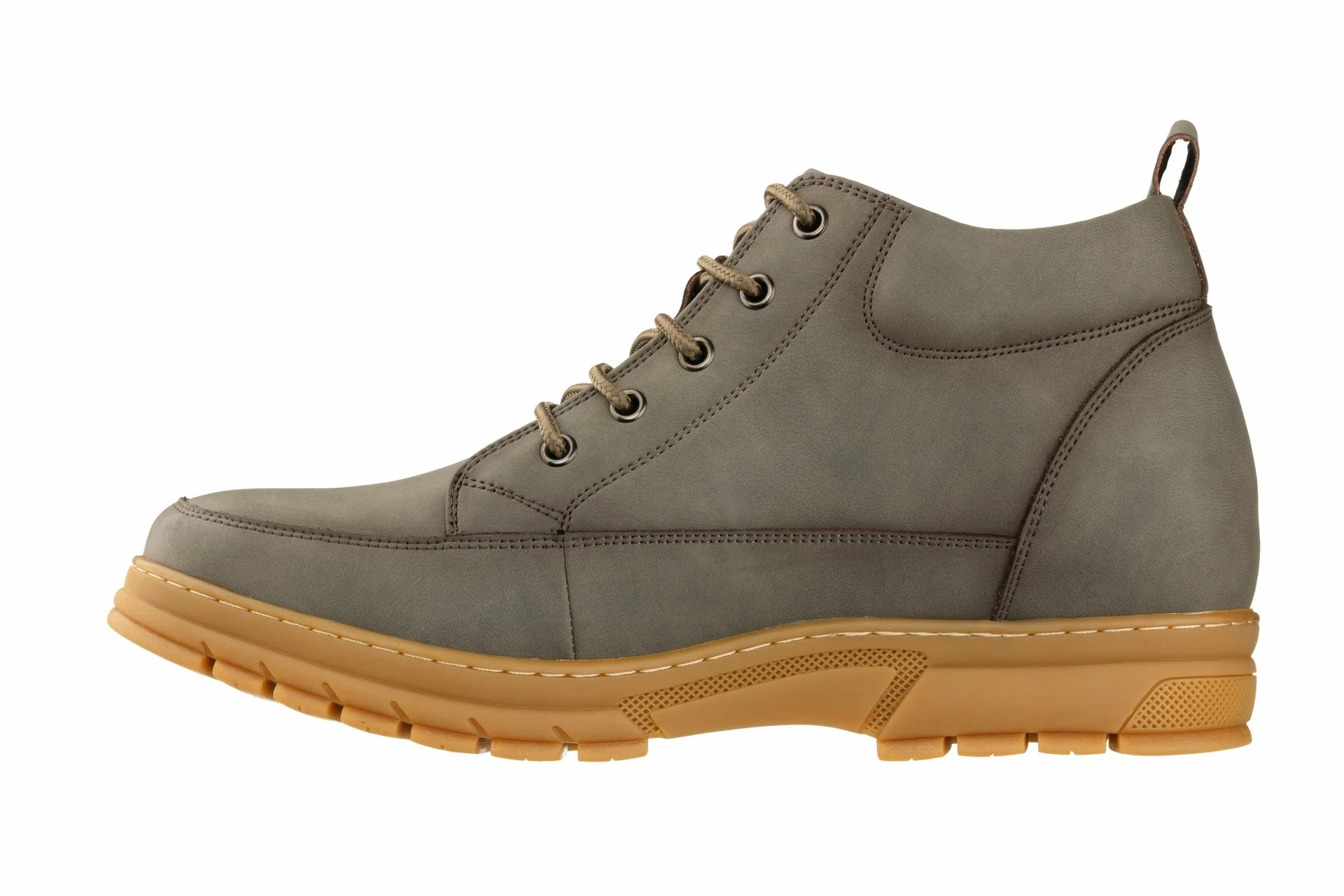 K11551 - 2.8 Inches Taller (Grey) - Casual Hiker Men's Boots - Image 3