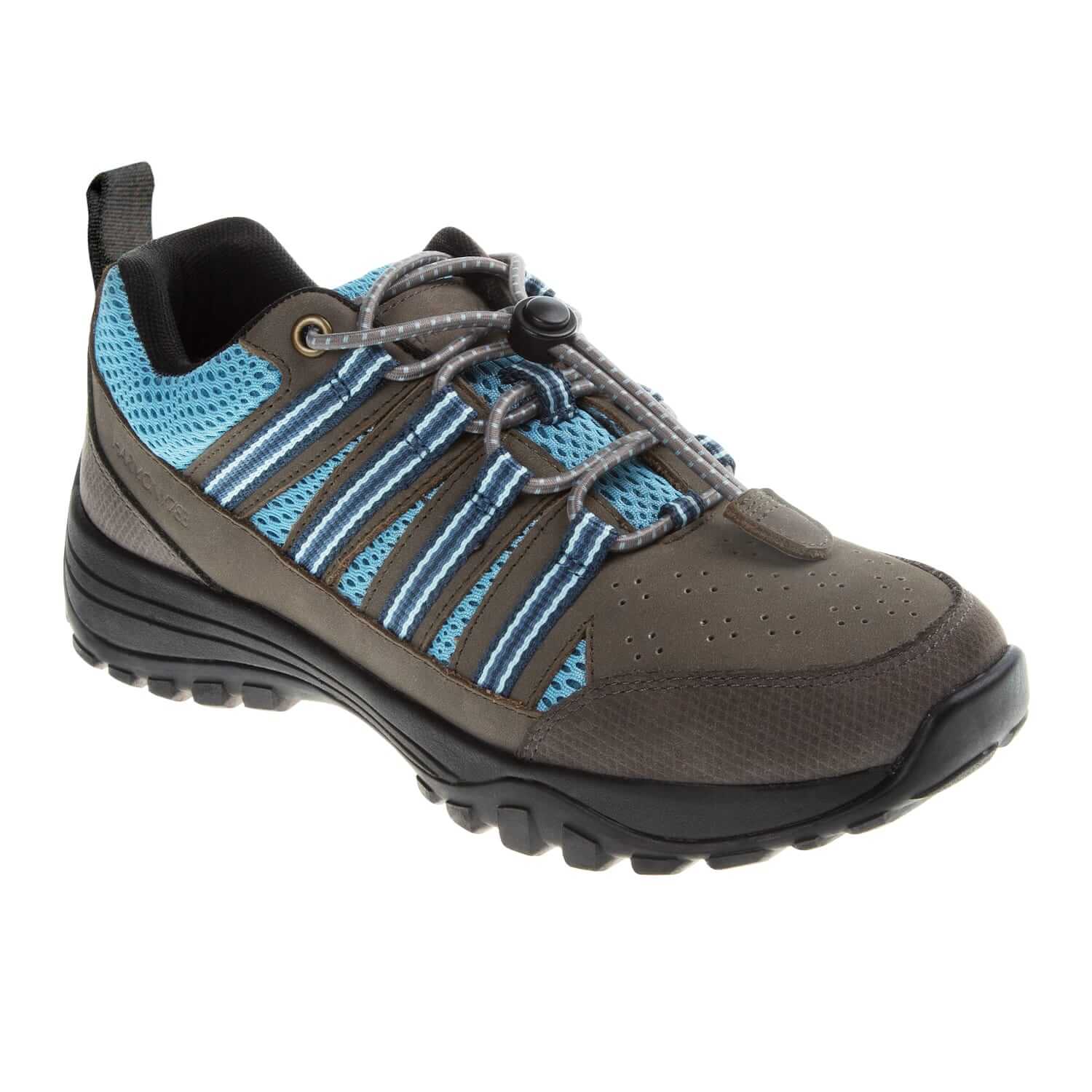Trail Grounding Shoes • Taylor Grey Nubuck & Blue Mesh