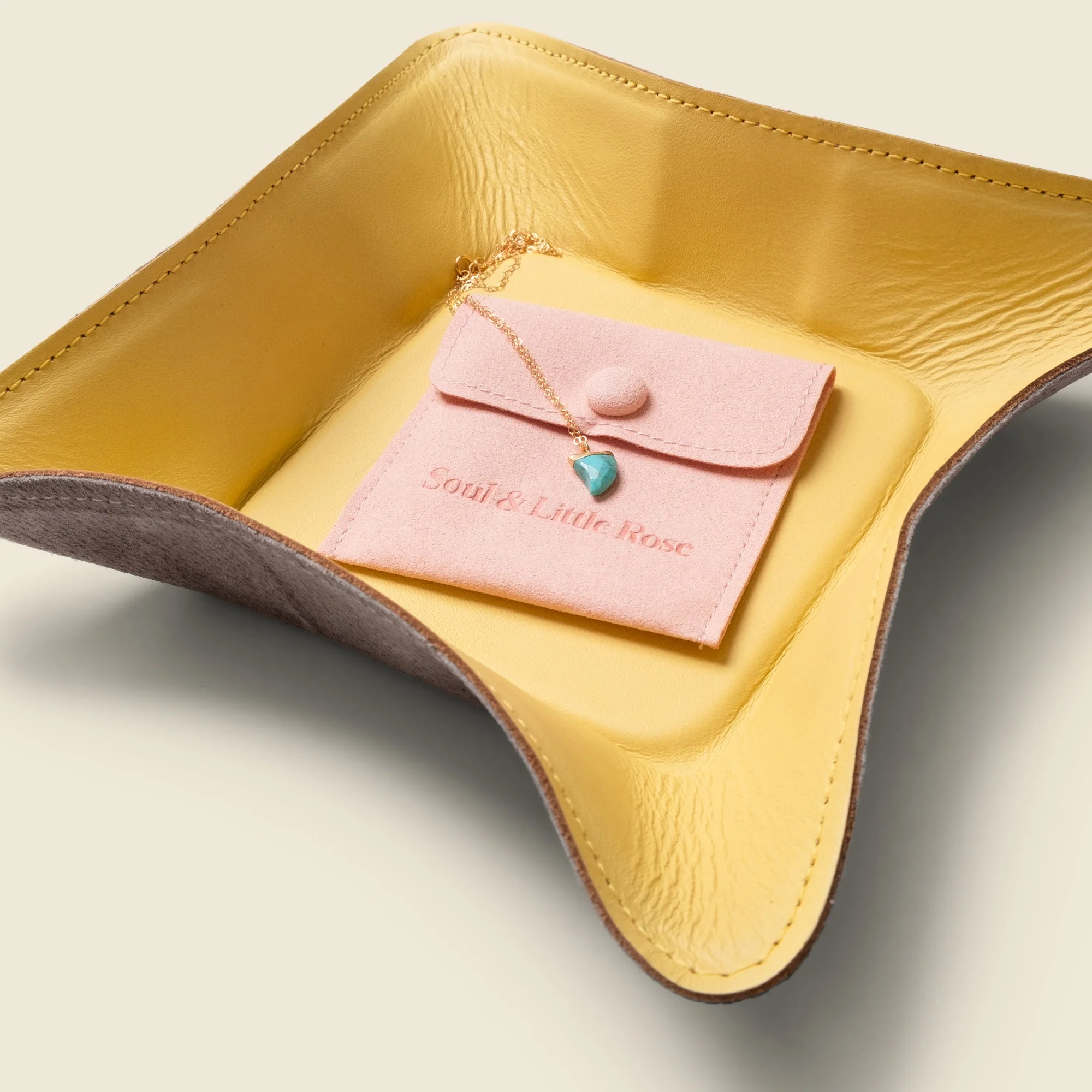 Travel Valet Tray - Yellow - Image 6