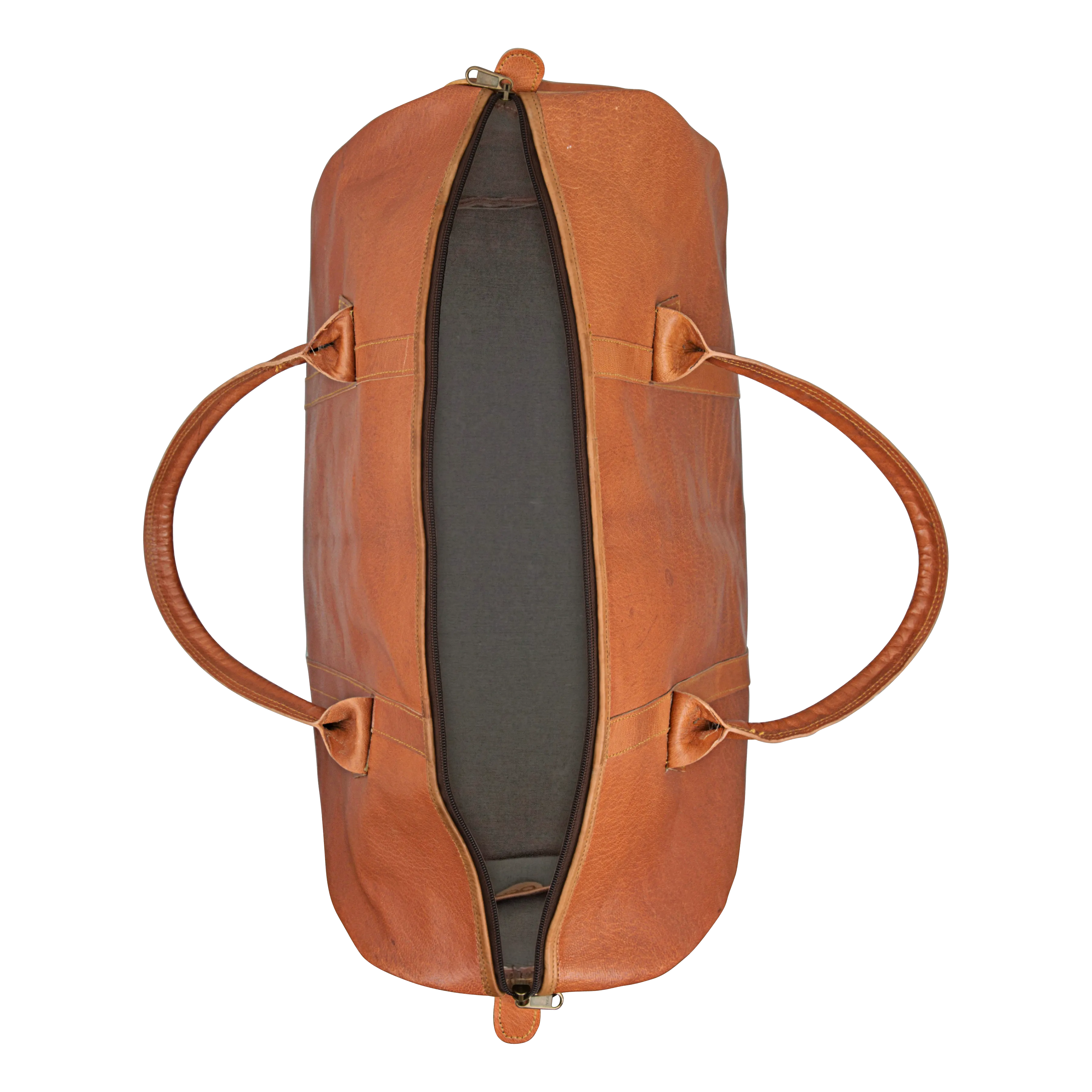 Traveler Duffle – Vintage Leather 71L Travel Bag - Image 4