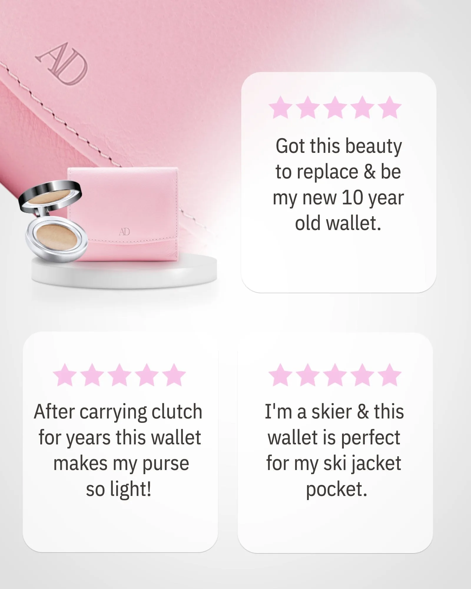 Trifold Coin Wallet with ID Window - Image 18
