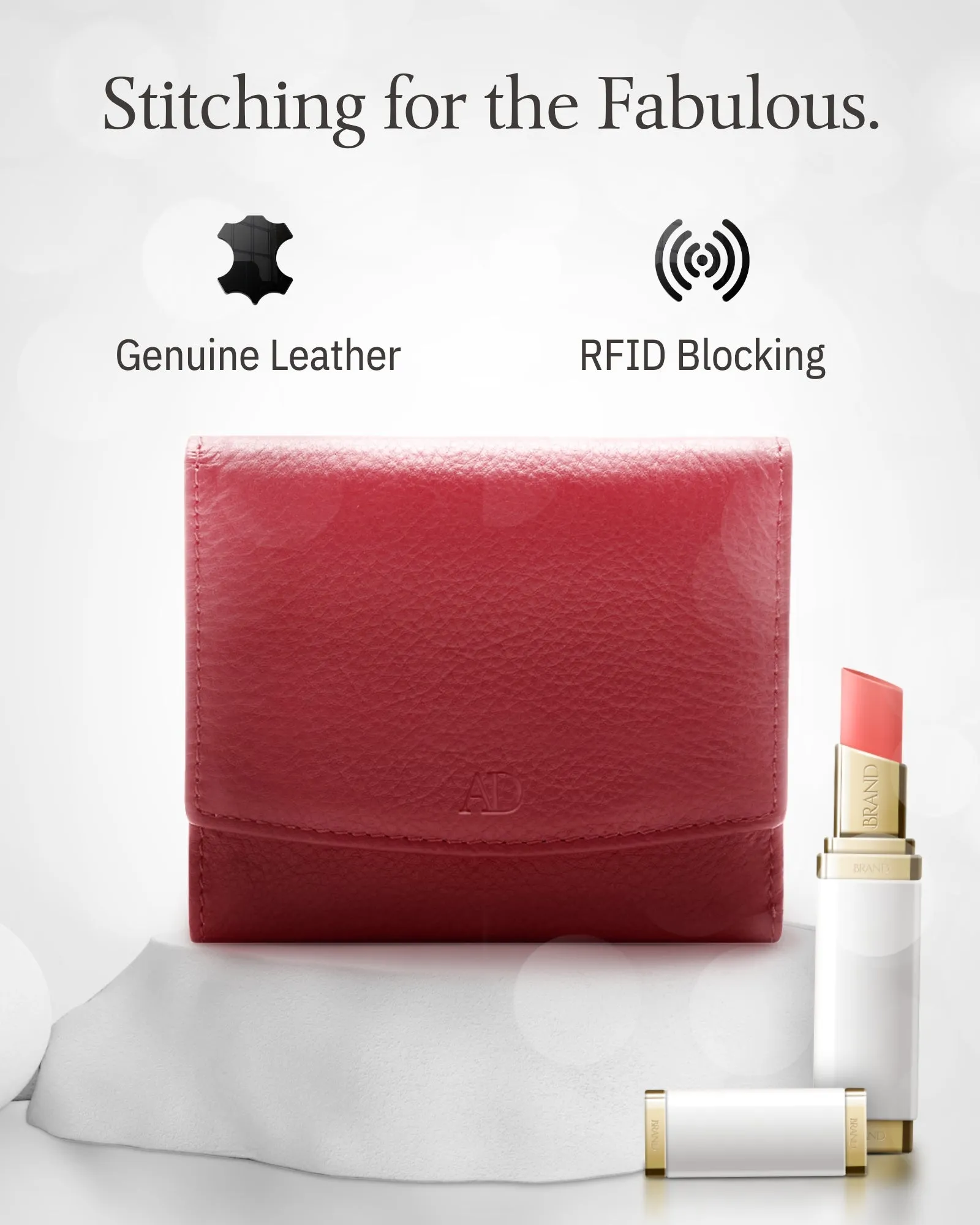 Trifold Coin Wallet with ID Window - Image 2