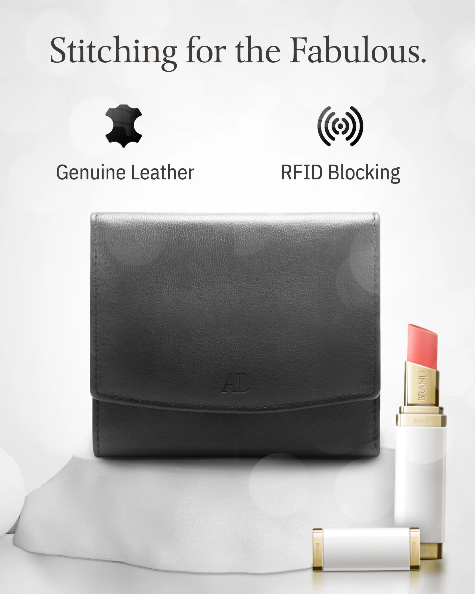 Trifold Coin Wallet with ID Window - Image 21