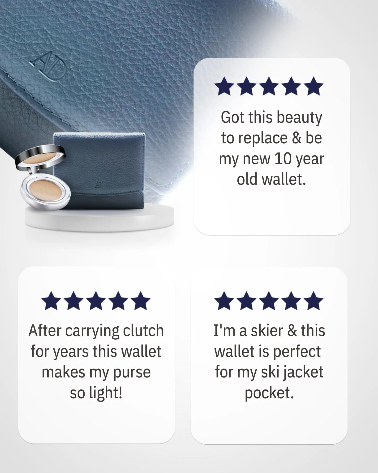 Trifold Coin Wallet with ID Window - Image 30