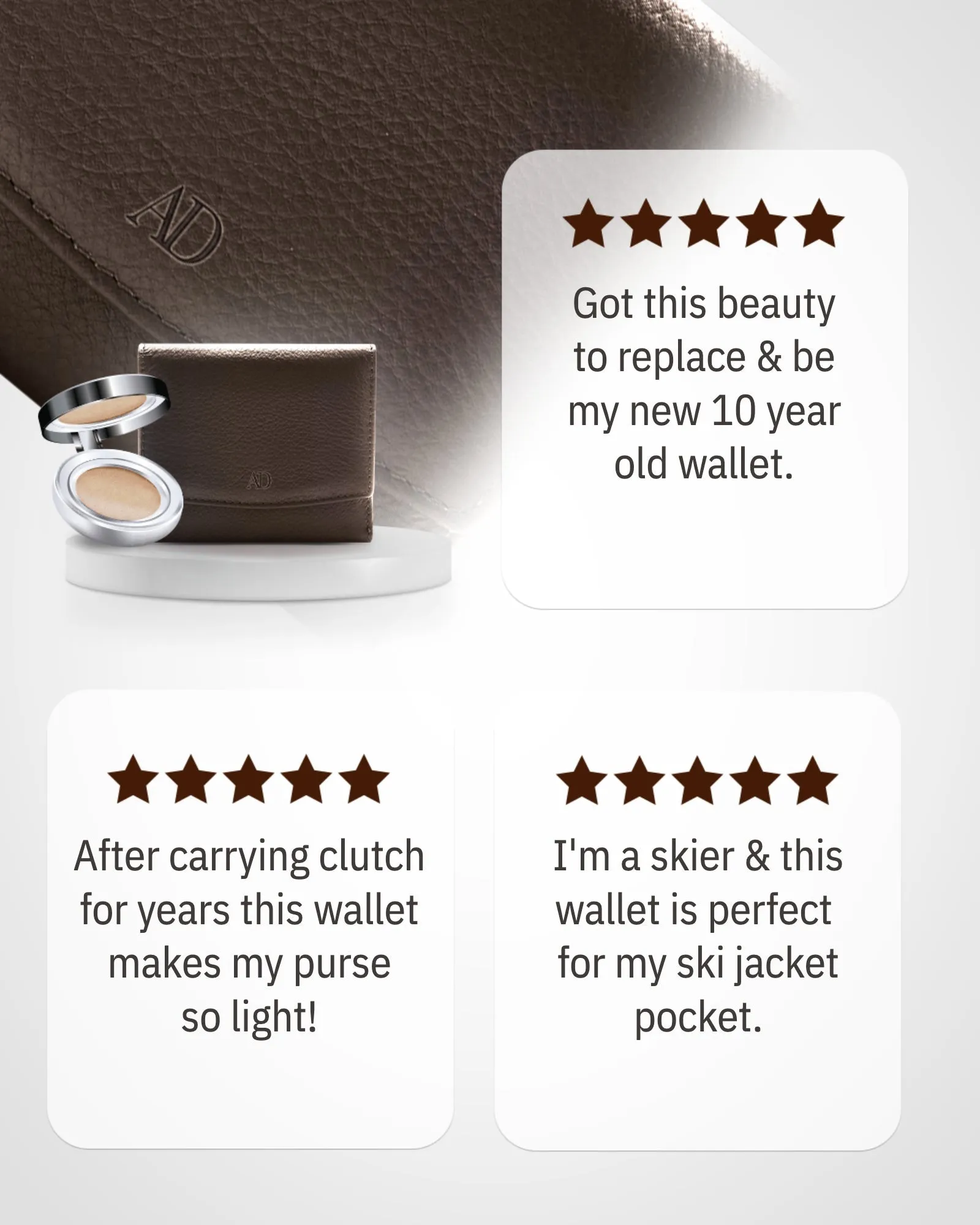 Trifold Coin Wallet with ID Window - Image 36