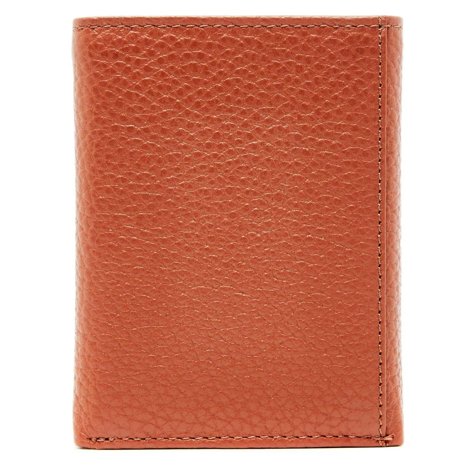 Leather Trifold RFID Wallet with Flip-Up ID - Image 3