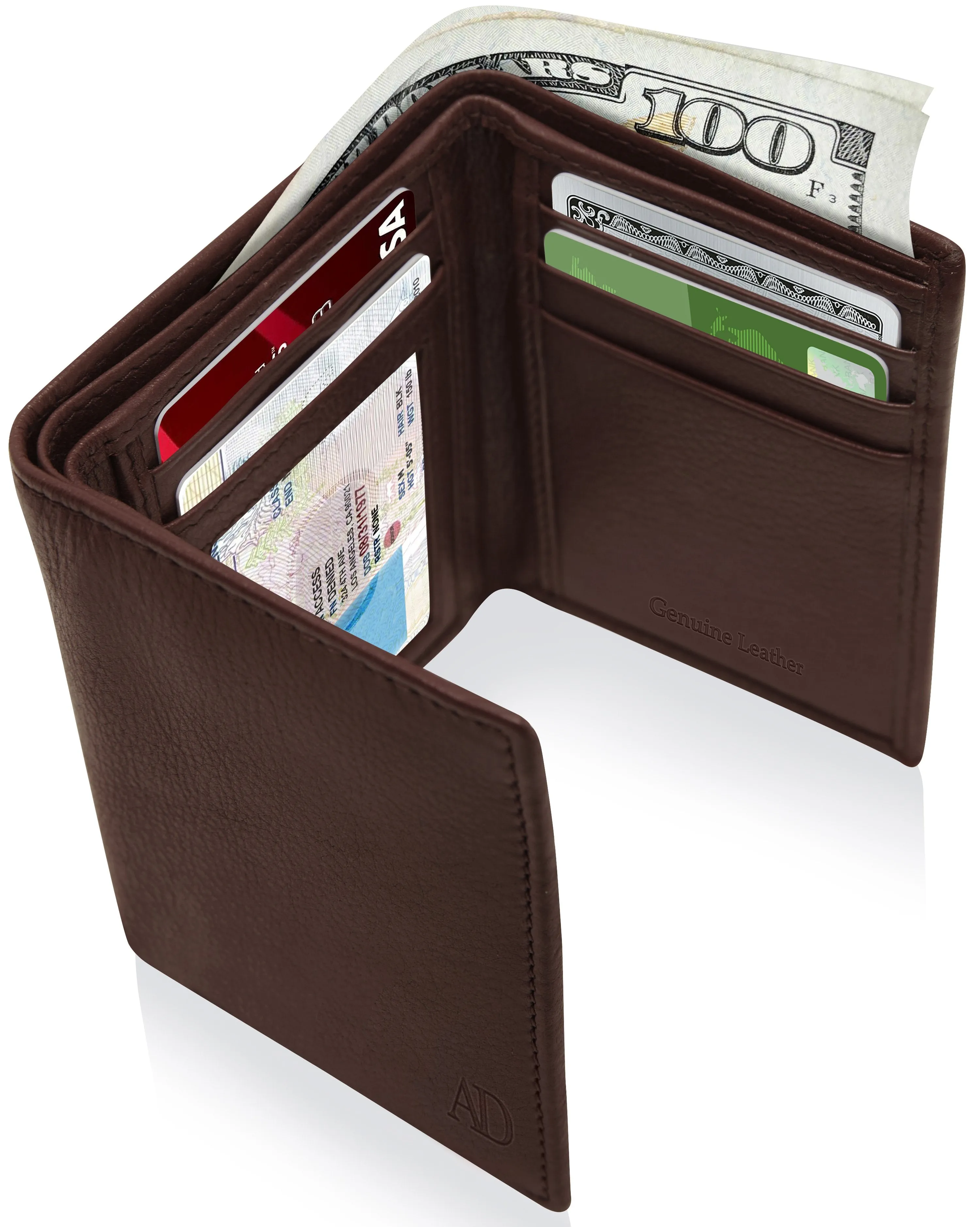 Trifold Wallet With ID Window - Image 11