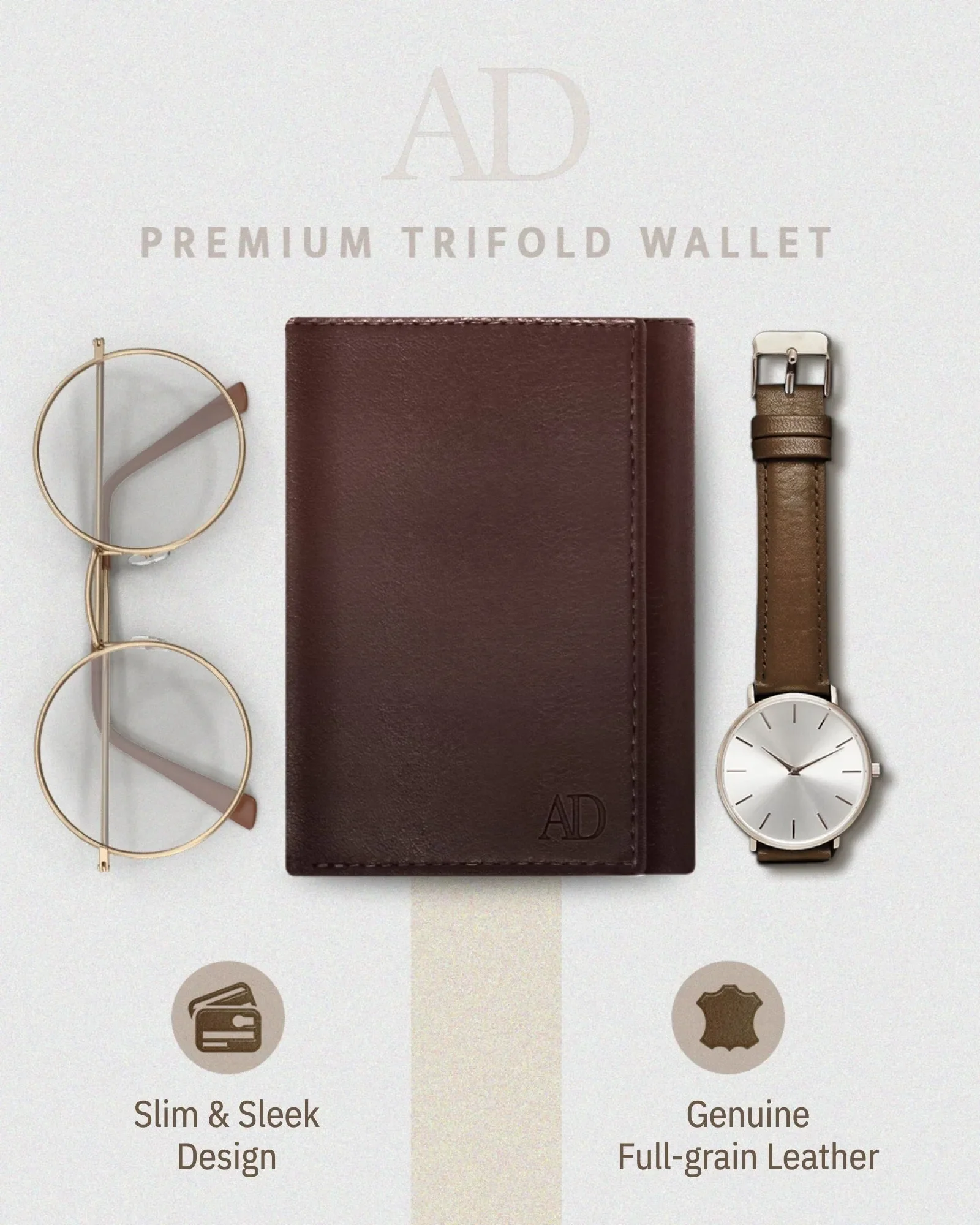 Trifold Wallet With ID Window - Image 12