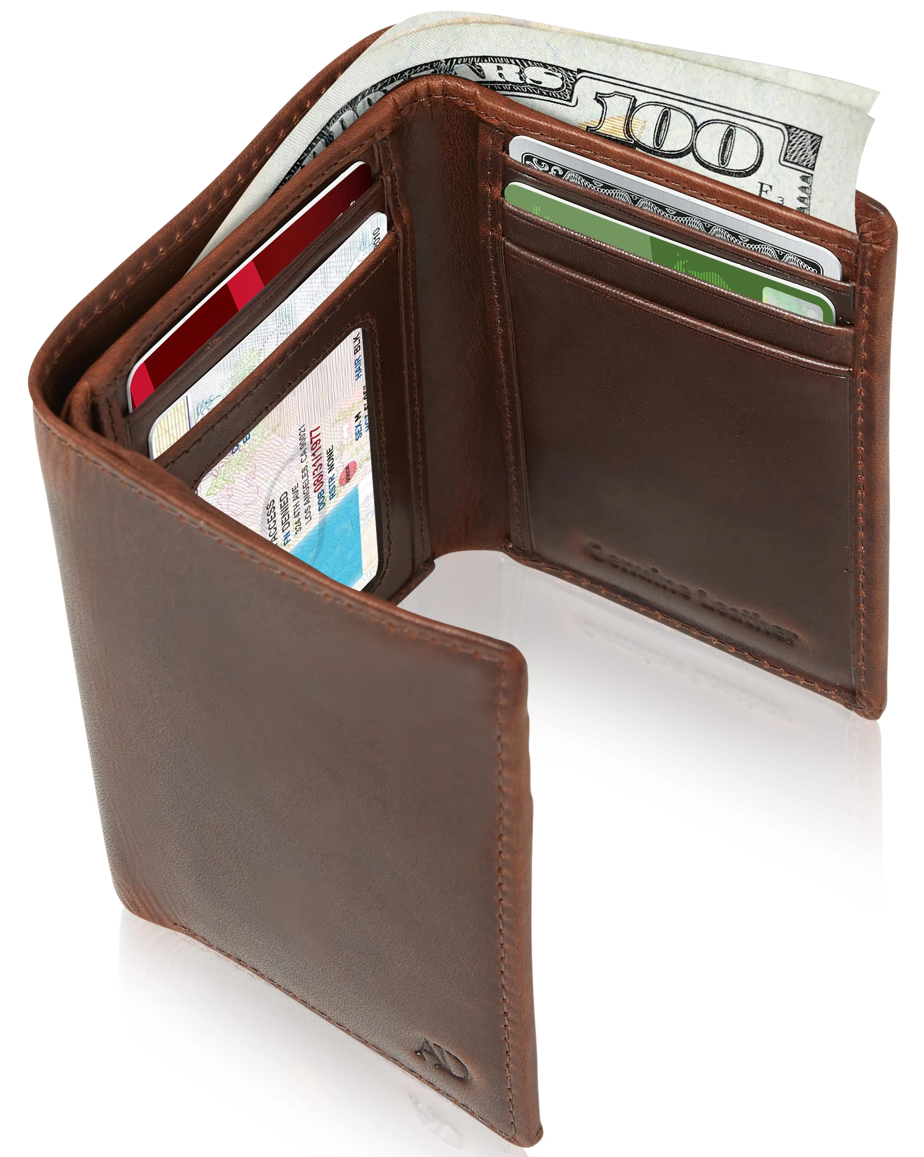 Trifold Wallet With ID Window - Image 16