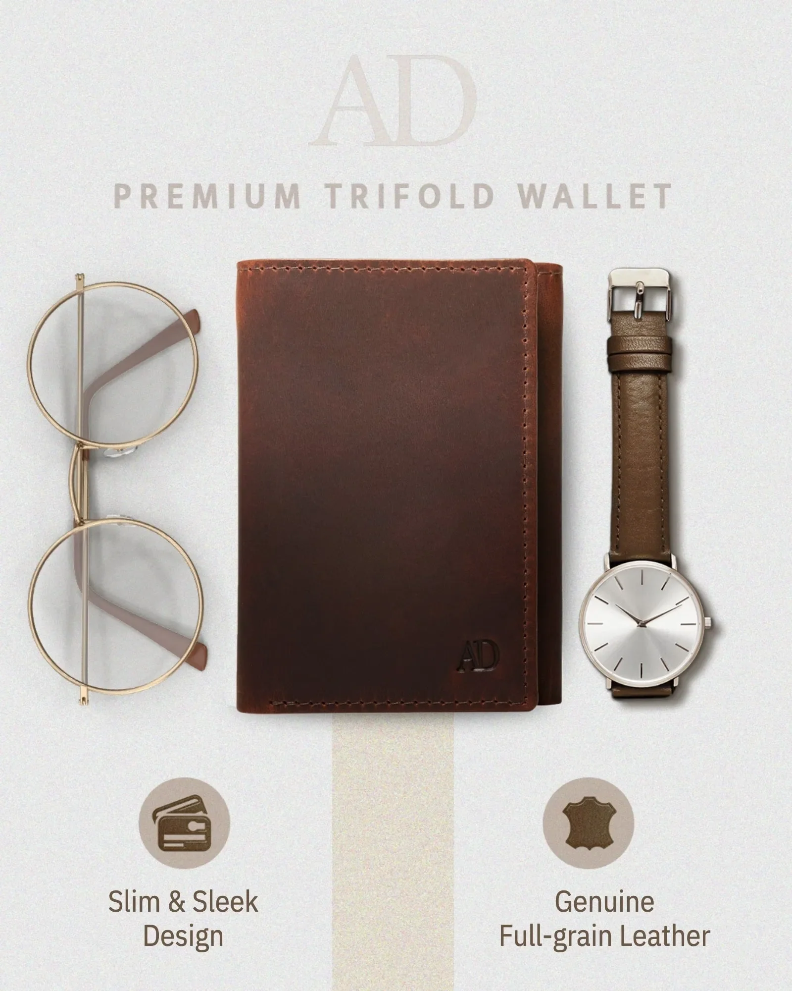 Trifold Wallet With ID Window - Image 17