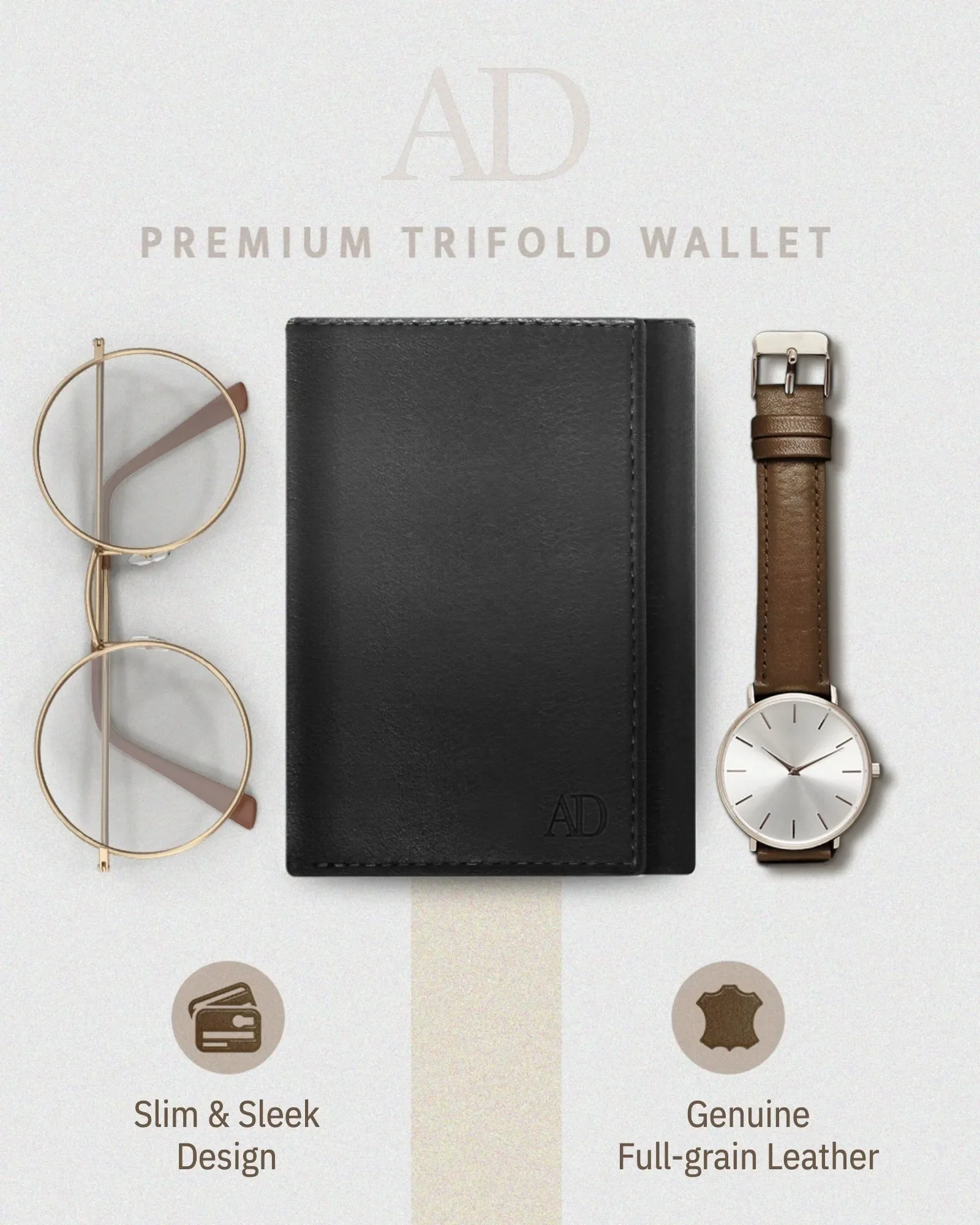Trifold Wallet With ID Window - Image 2