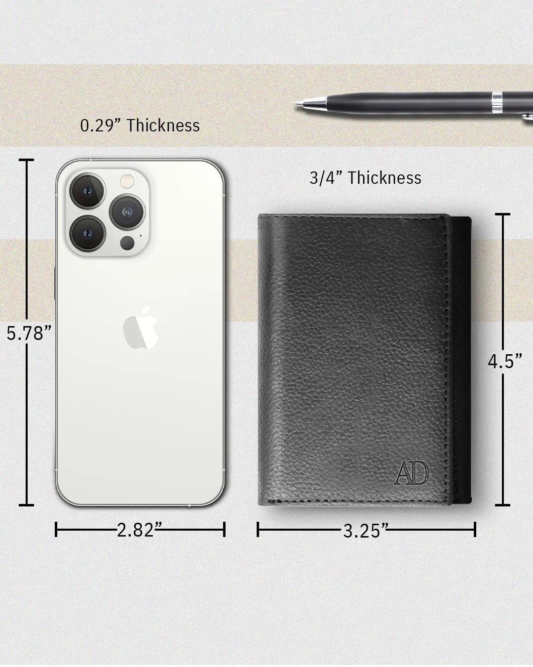 Trifold Wallet With ID Window - Image 25