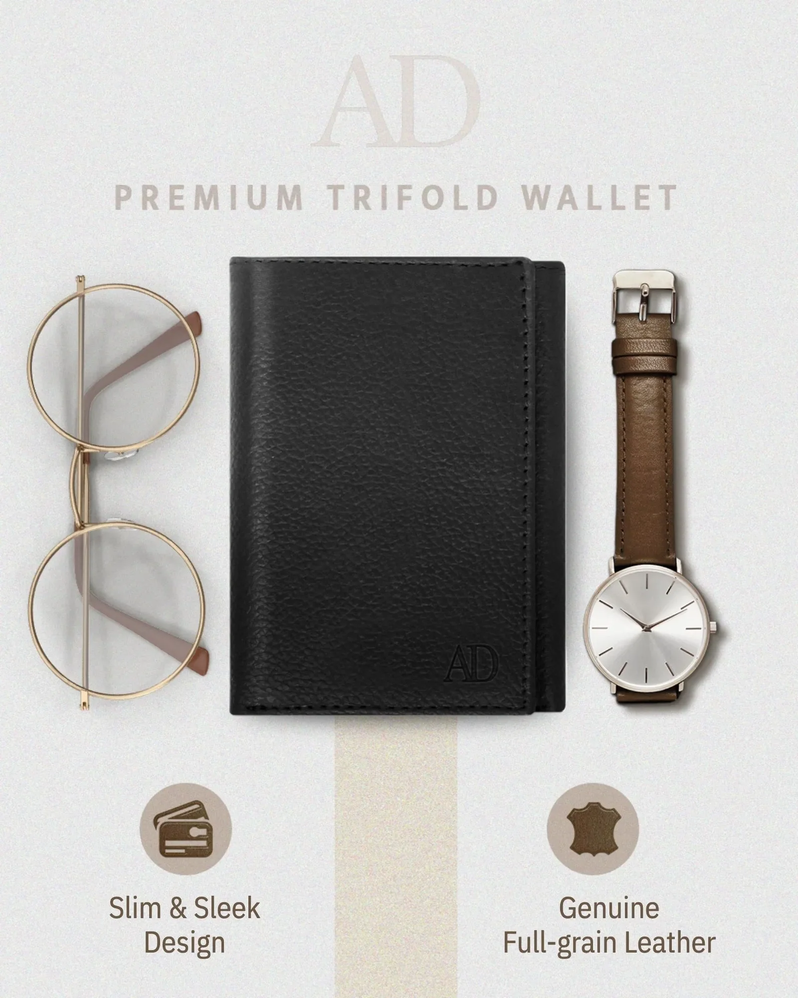 Trifold Wallet With ID Window - Image 28