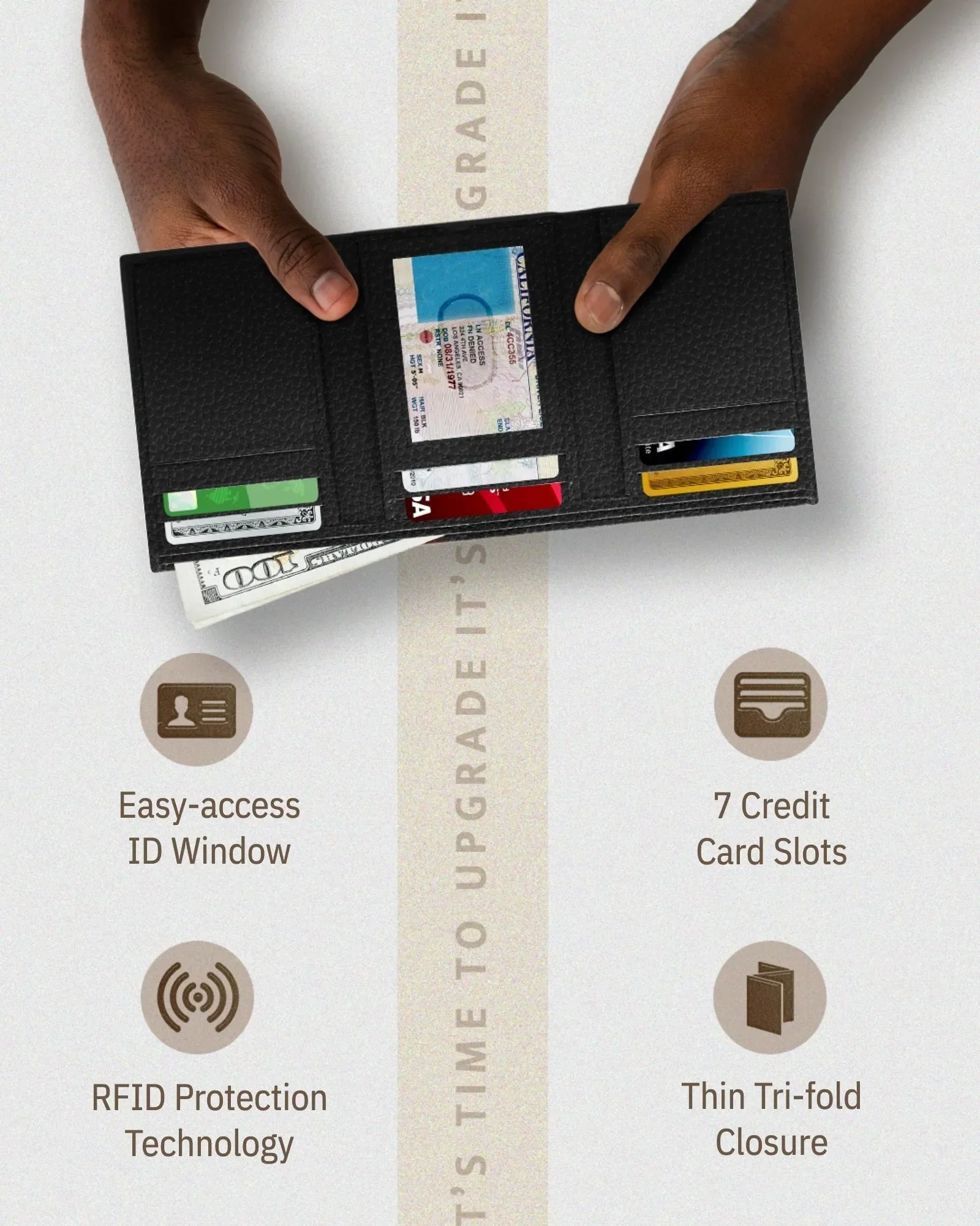 Trifold Wallet With ID Window - Image 29