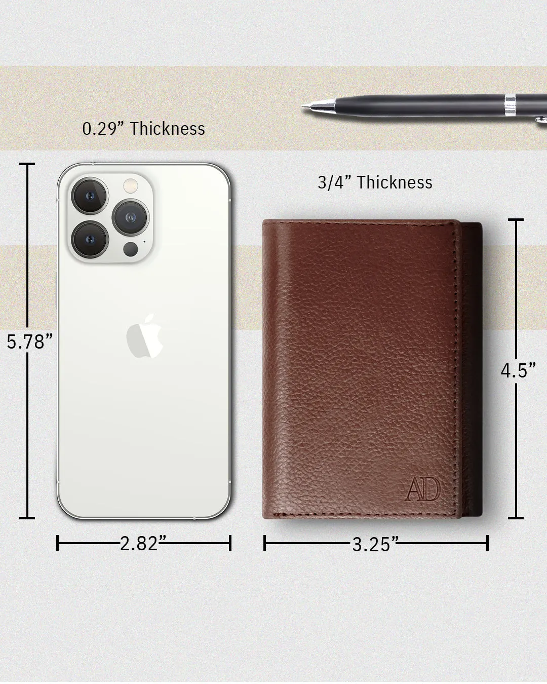 Trifold Wallet With ID Window - Image 31