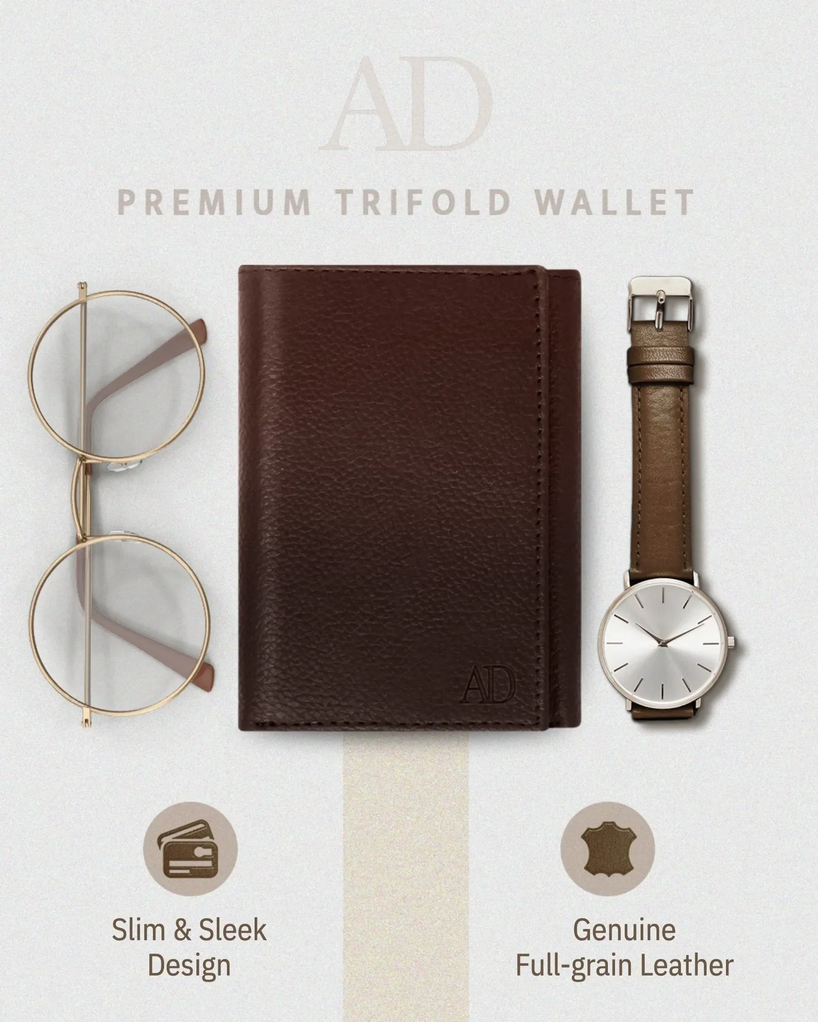 Trifold Wallet With ID Window - Image 34