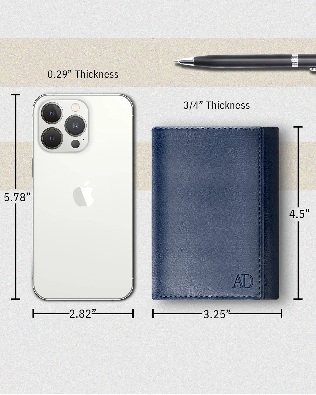 Trifold Wallet With ID Window - Image 37