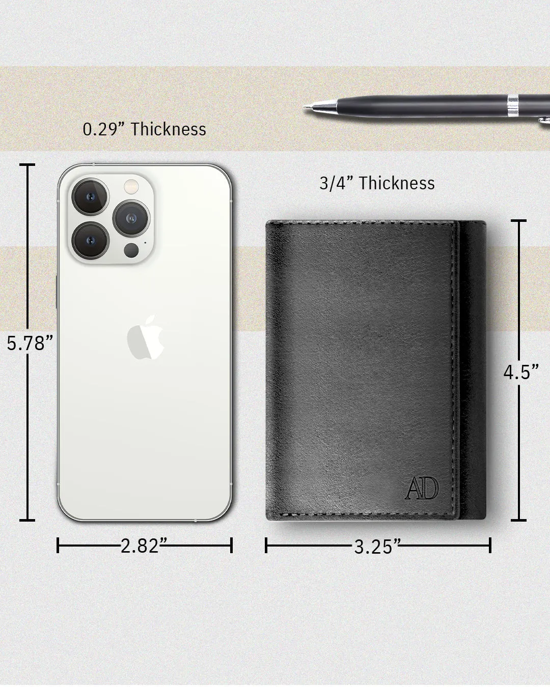 Trifold Wallet With ID Window - Image 4