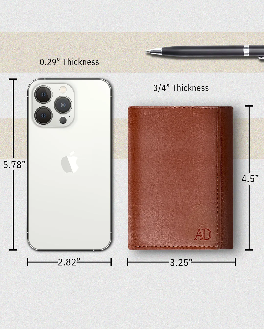 Trifold Wallet With ID Window - Image 42