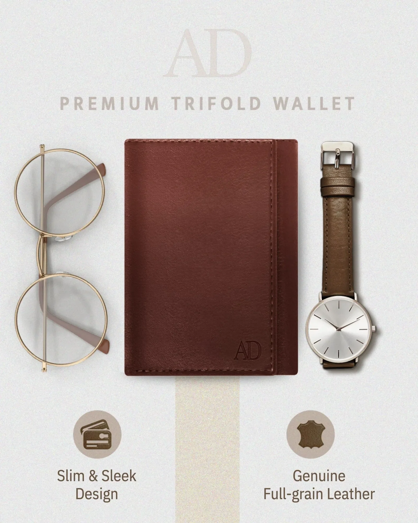 Trifold Wallet With ID Window - Image 44