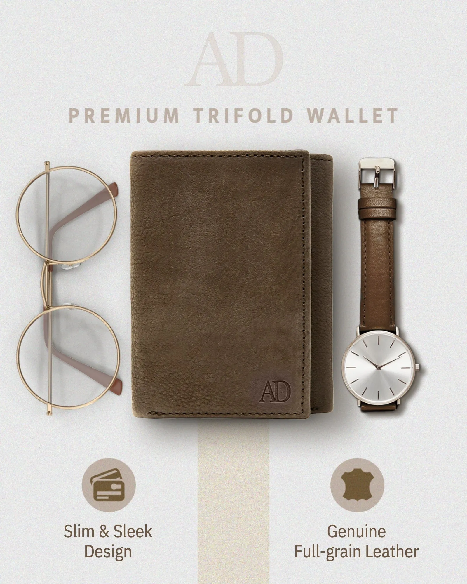 Trifold Wallet With ID Window - Image 49