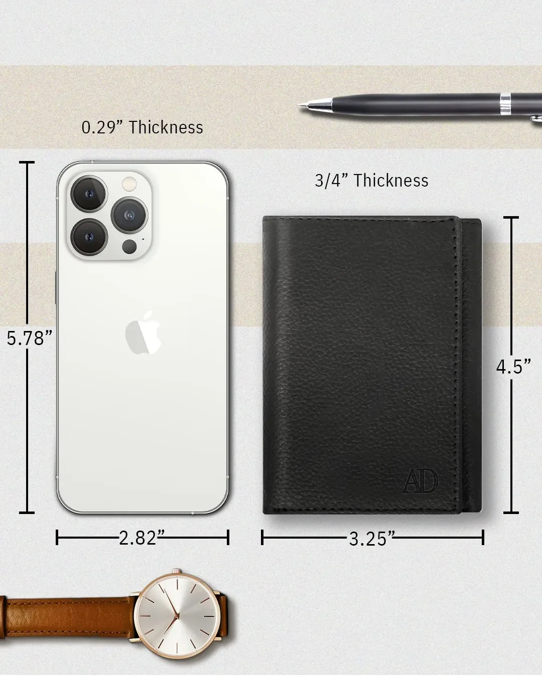 Trifold Wallet With ID Window - Image 52